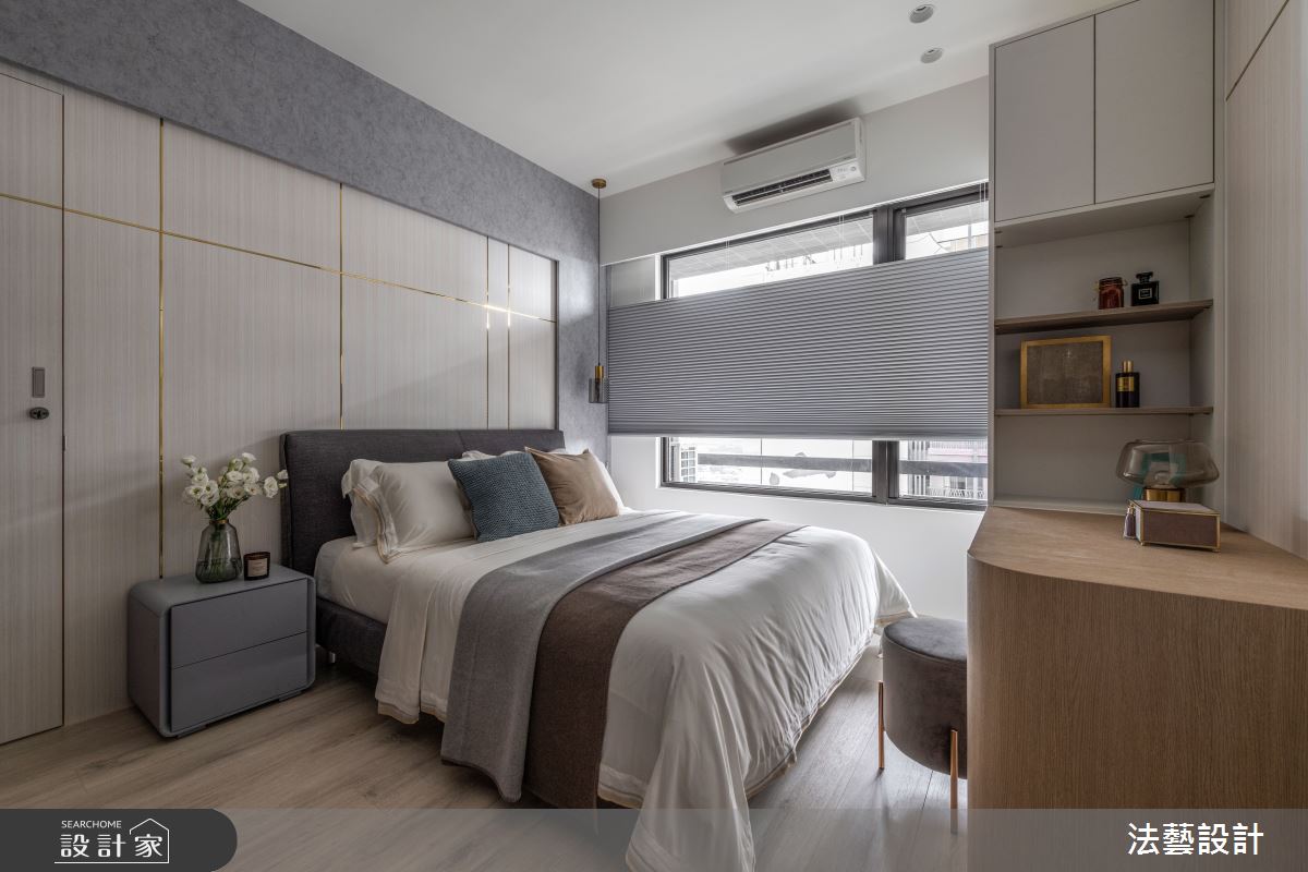 25坪新成屋(5年以下)＿現代風臥室案例圖片＿法藝設計＿法藝_東玥之25