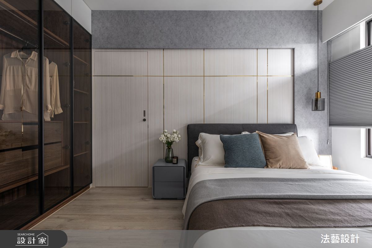 25坪新成屋(5年以下)＿現代風臥室案例圖片＿法藝設計＿法藝_東玥之28