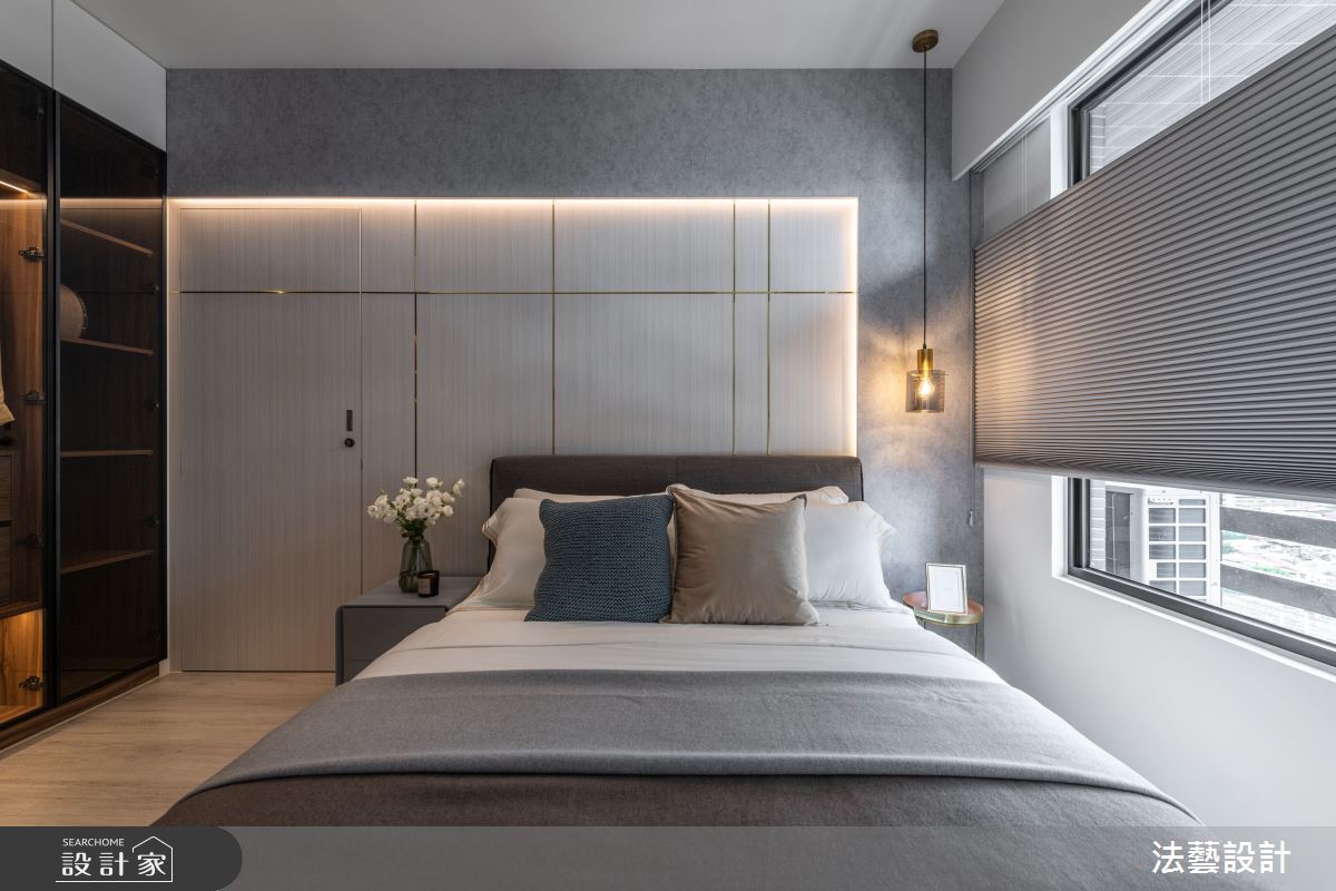 25坪新成屋(5年以下)＿現代風臥室案例圖片＿法藝設計＿法藝_東玥之30