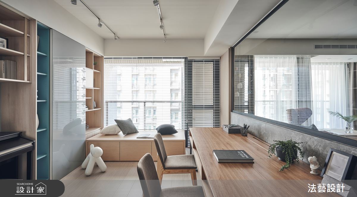 50坪新成屋(5年以下)＿北歐風臥榻多功能室案例圖片＿法藝設計＿法藝_夏日。沐光之23
