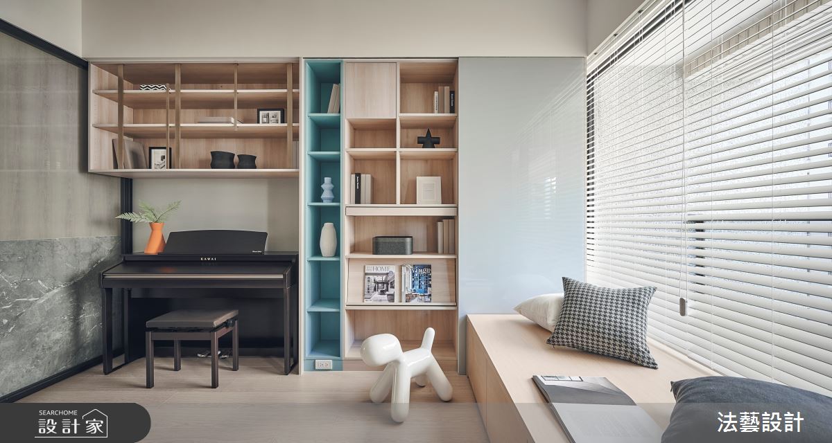 50坪新成屋(5年以下)＿北歐風多功能室案例圖片＿法藝設計＿法藝_夏日。沐光之24