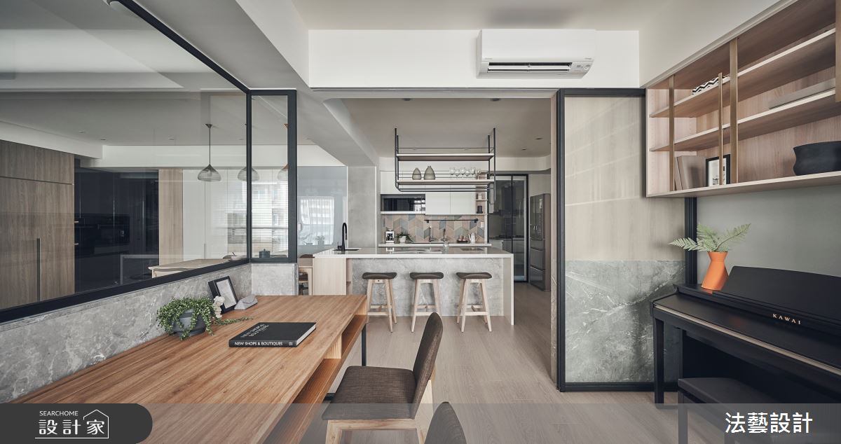 50坪新成屋(5年以下)＿北歐風多功能室案例圖片＿法藝設計＿法藝_夏日。沐光之25