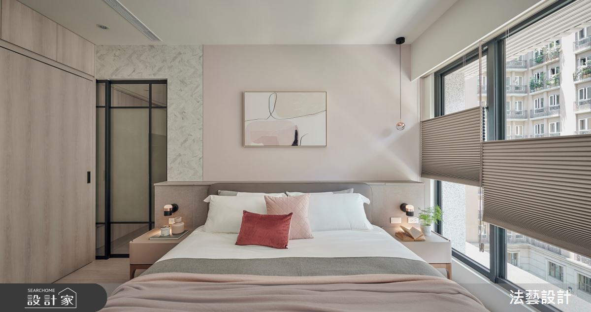 50坪新成屋(5年以下)＿北歐風臥室案例圖片＿法藝設計＿法藝_夏日。沐光之29