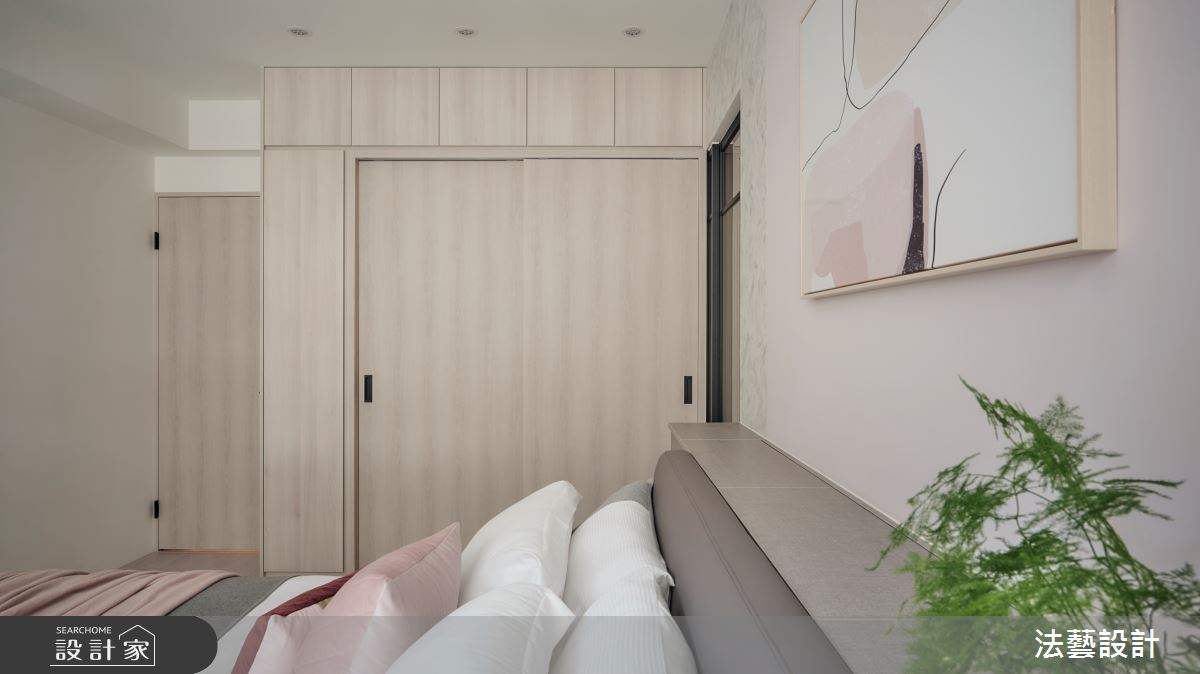 50坪新成屋(5年以下)＿北歐風臥室案例圖片＿法藝設計＿法藝_夏日。沐光之30