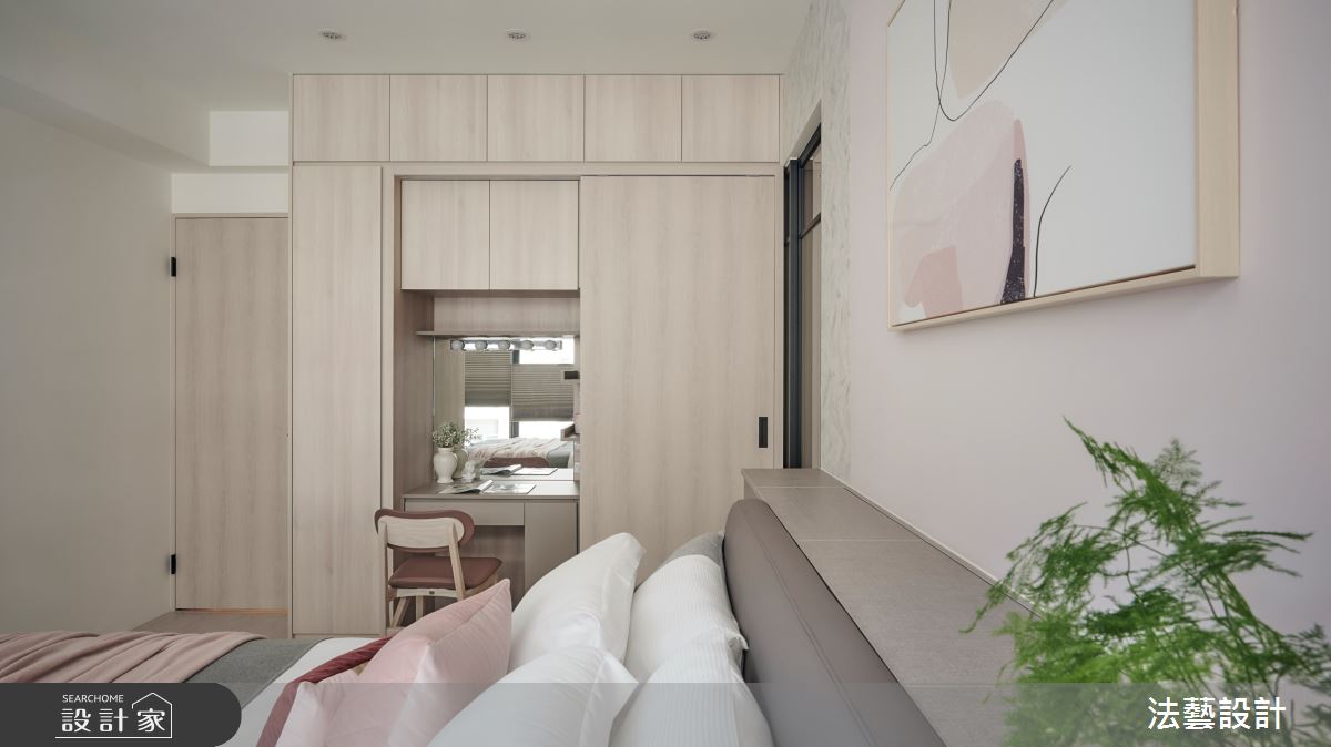 50坪新成屋(5年以下)＿北歐風臥室案例圖片＿法藝設計＿法藝_夏日。沐光之31