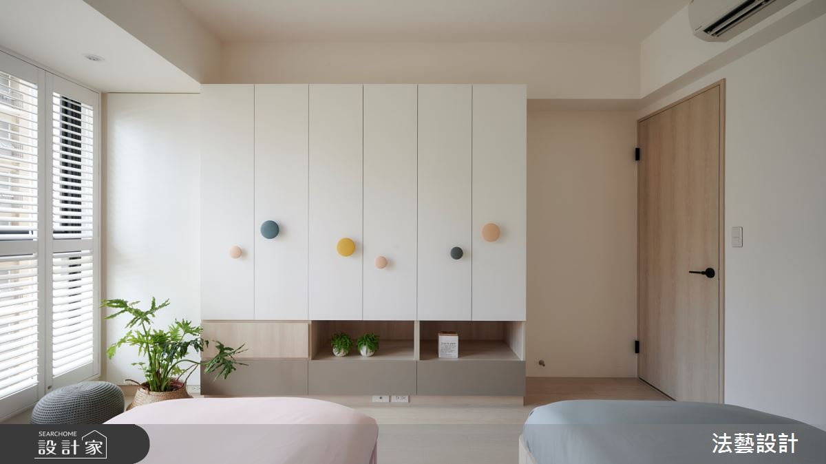 50坪新成屋(5年以下)＿北歐風臥室案例圖片＿法藝設計＿法藝_夏日。沐光之32