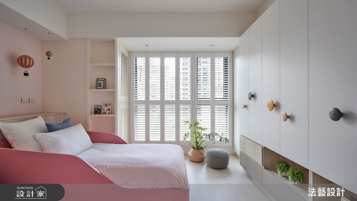 50坪新成屋(5年以下)＿北歐風臥室案例圖片＿法藝設計＿法藝_夏日。沐光之33