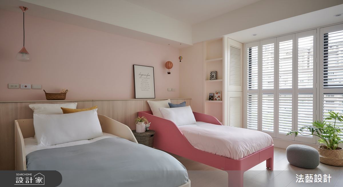 50坪新成屋(5年以下)＿北歐風臥室案例圖片＿法藝設計＿法藝_夏日。沐光之34