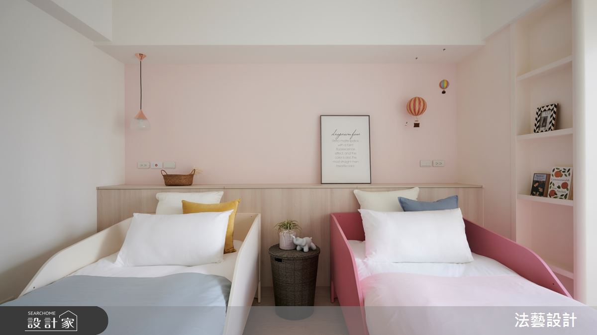 50坪新成屋(5年以下)＿北歐風臥室案例圖片＿法藝設計＿法藝_夏日。沐光之35