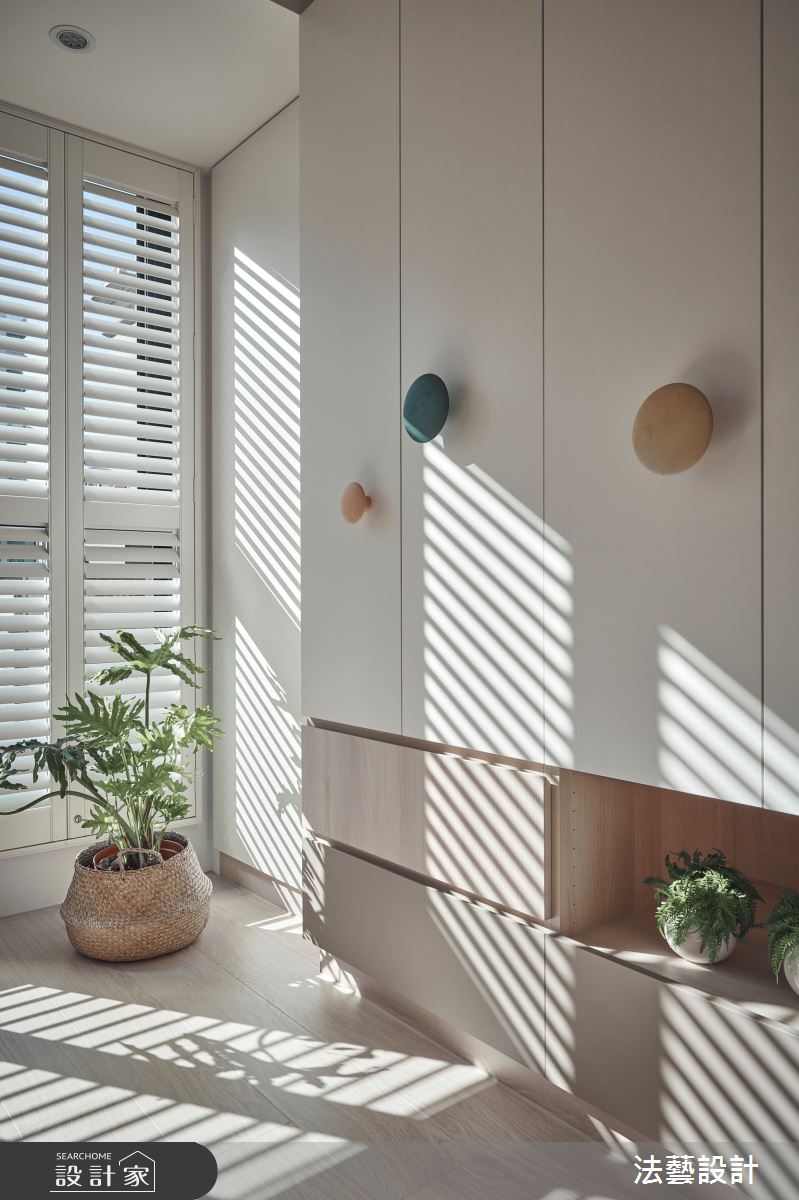 50坪新成屋(5年以下)＿北歐風臥室案例圖片＿法藝設計＿法藝_夏日。沐光之36