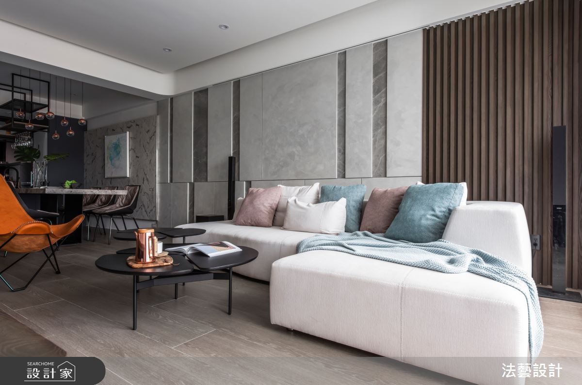 30坪老屋(41~50年)＿現代風客廳案例圖片＿法藝設計＿法藝_大安 Full House之9