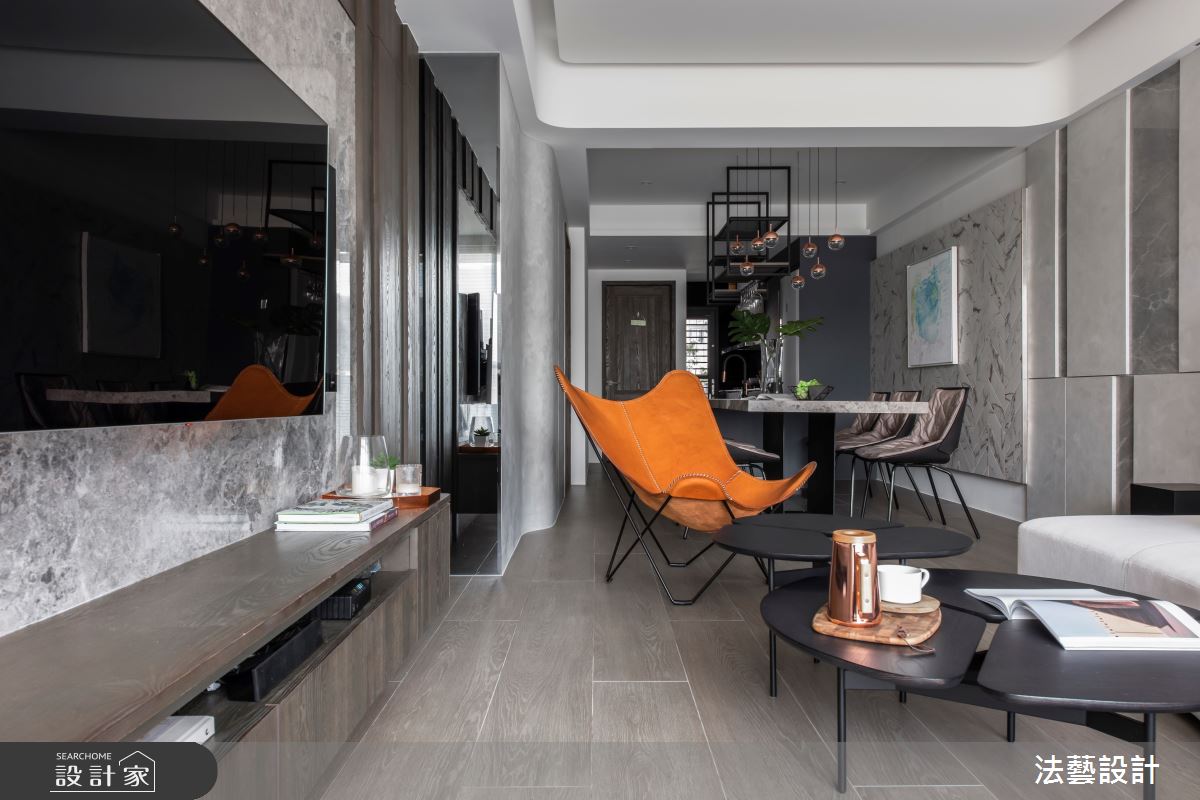 30坪老屋(41~50年)＿現代風客廳案例圖片＿法藝設計＿法藝_大安 Full House之10