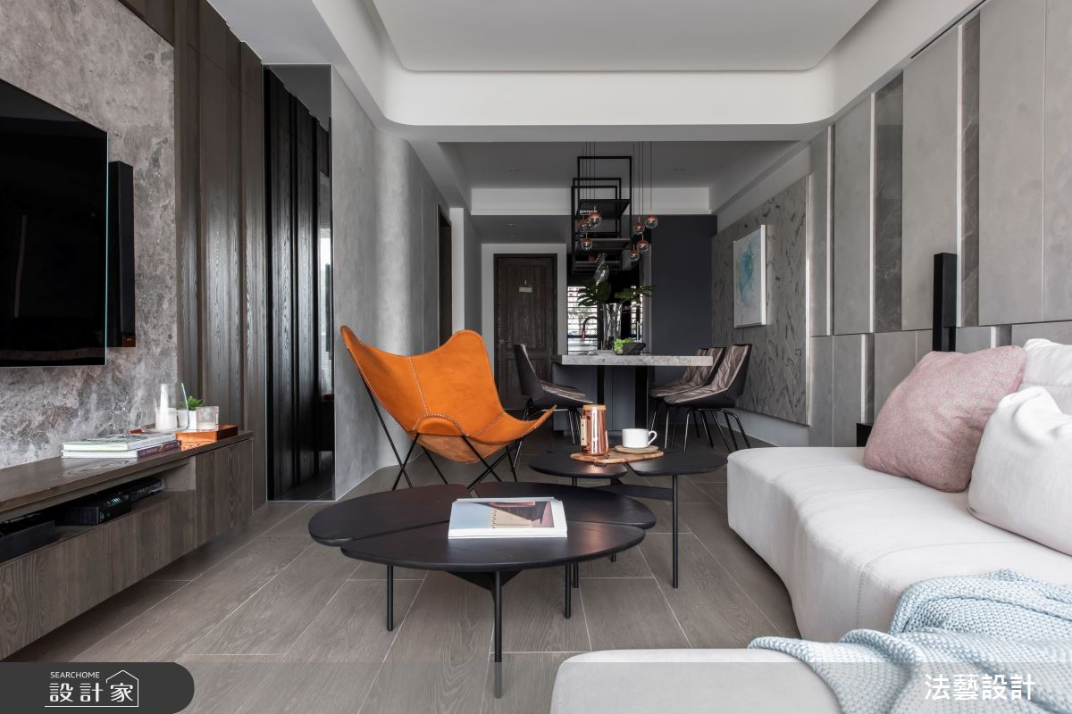 30坪老屋(41~50年)＿現代風客廳案例圖片＿法藝設計＿法藝_大安 Full House之11