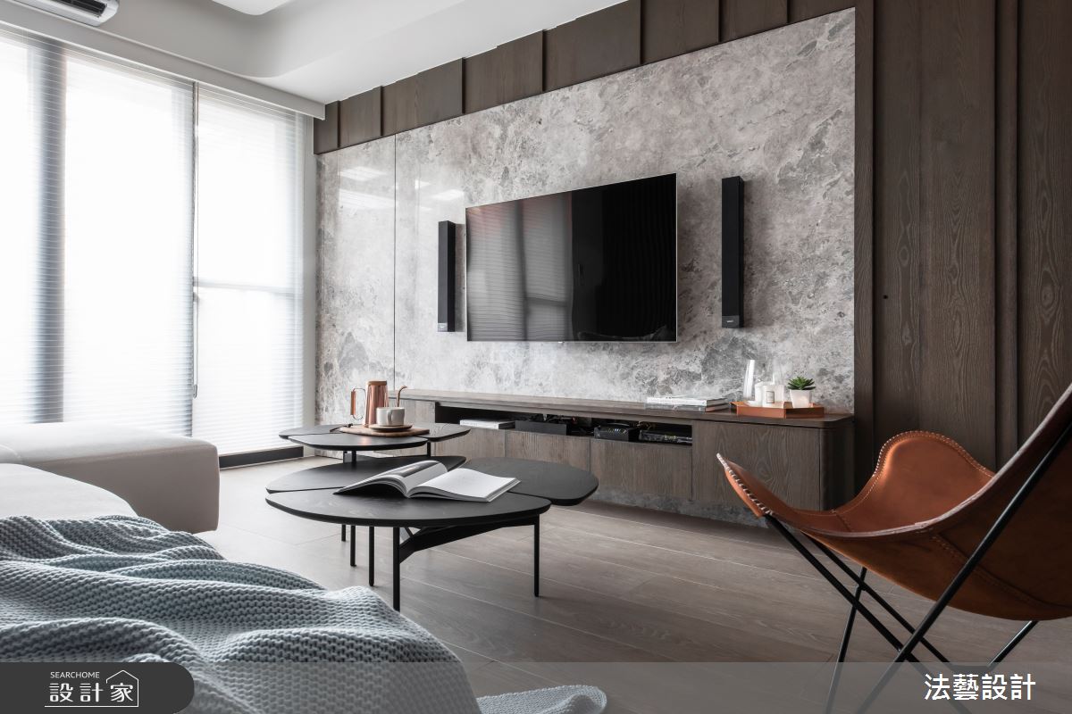 30坪老屋(41~50年)＿現代風客廳案例圖片＿法藝設計＿法藝_大安 Full House之12