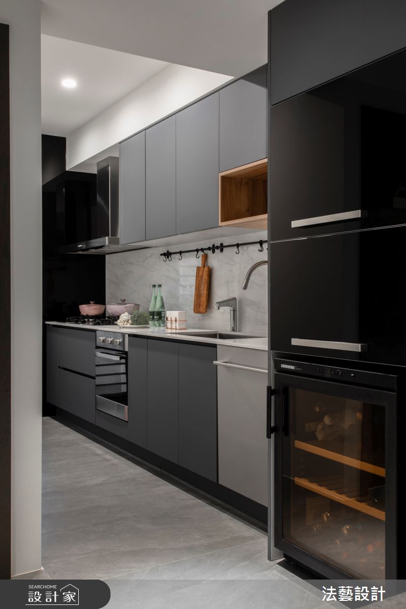 30坪老屋(41~50年)＿現代風廚房案例圖片＿法藝設計＿法藝_大安 Full House之23