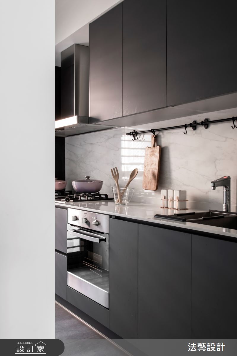 30坪老屋(41~50年)＿現代風廚房案例圖片＿法藝設計＿法藝_大安 Full House之24