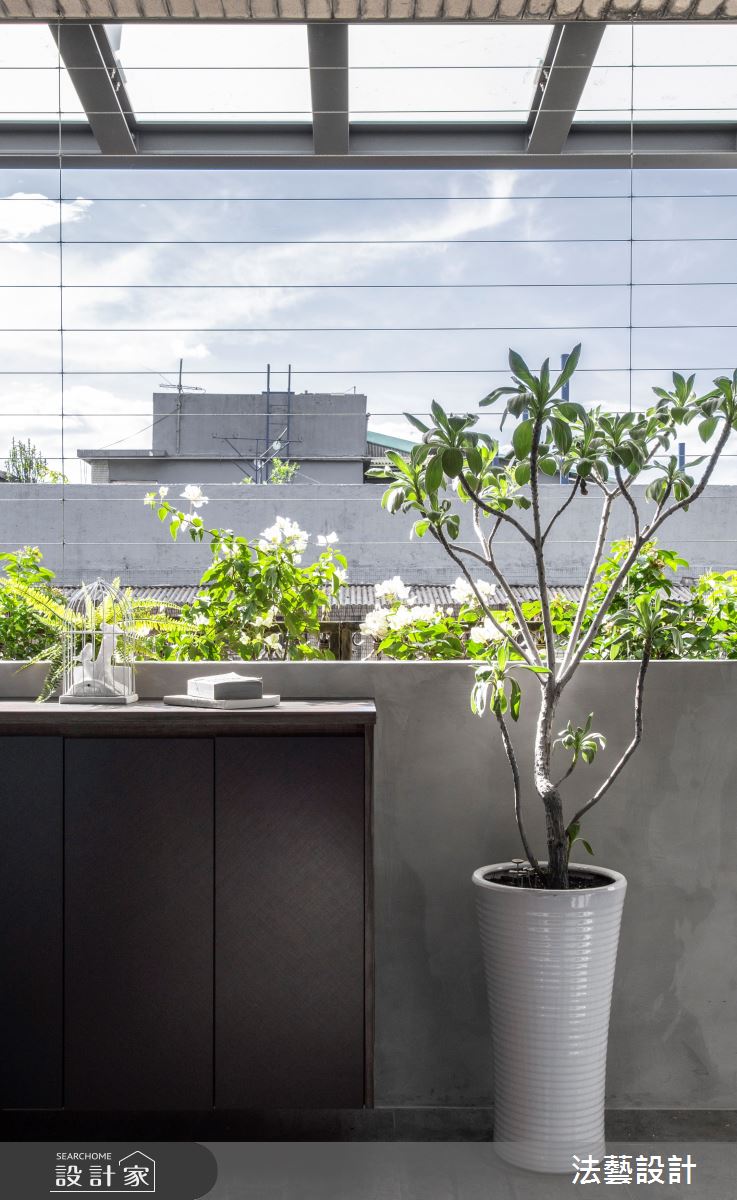 30坪老屋(41~50年)＿現代風陽台案例圖片＿法藝設計＿法藝_大安 Full House之29