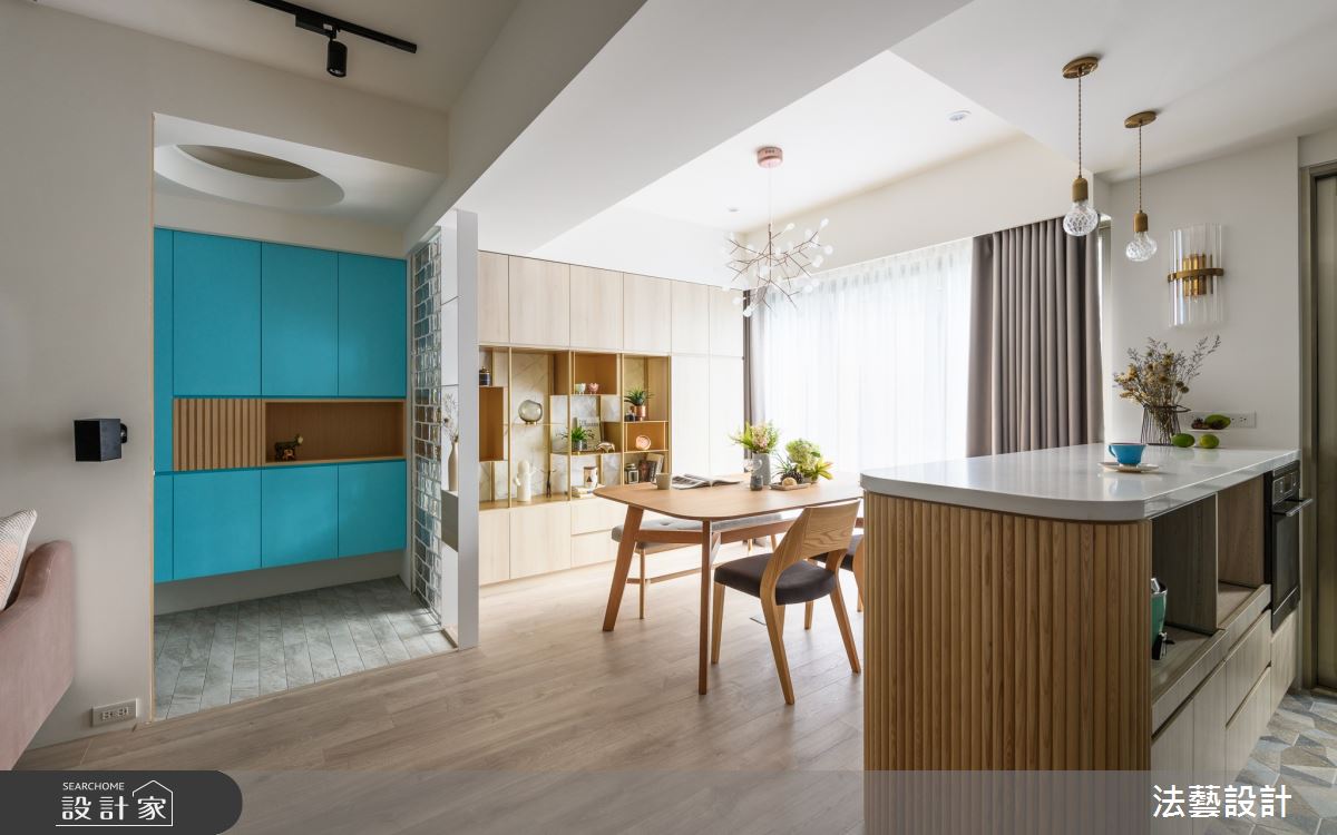 24坪老屋(16~30年)＿北歐風玄關案例圖片＿法藝設計＿法藝_光映·繽紛之3