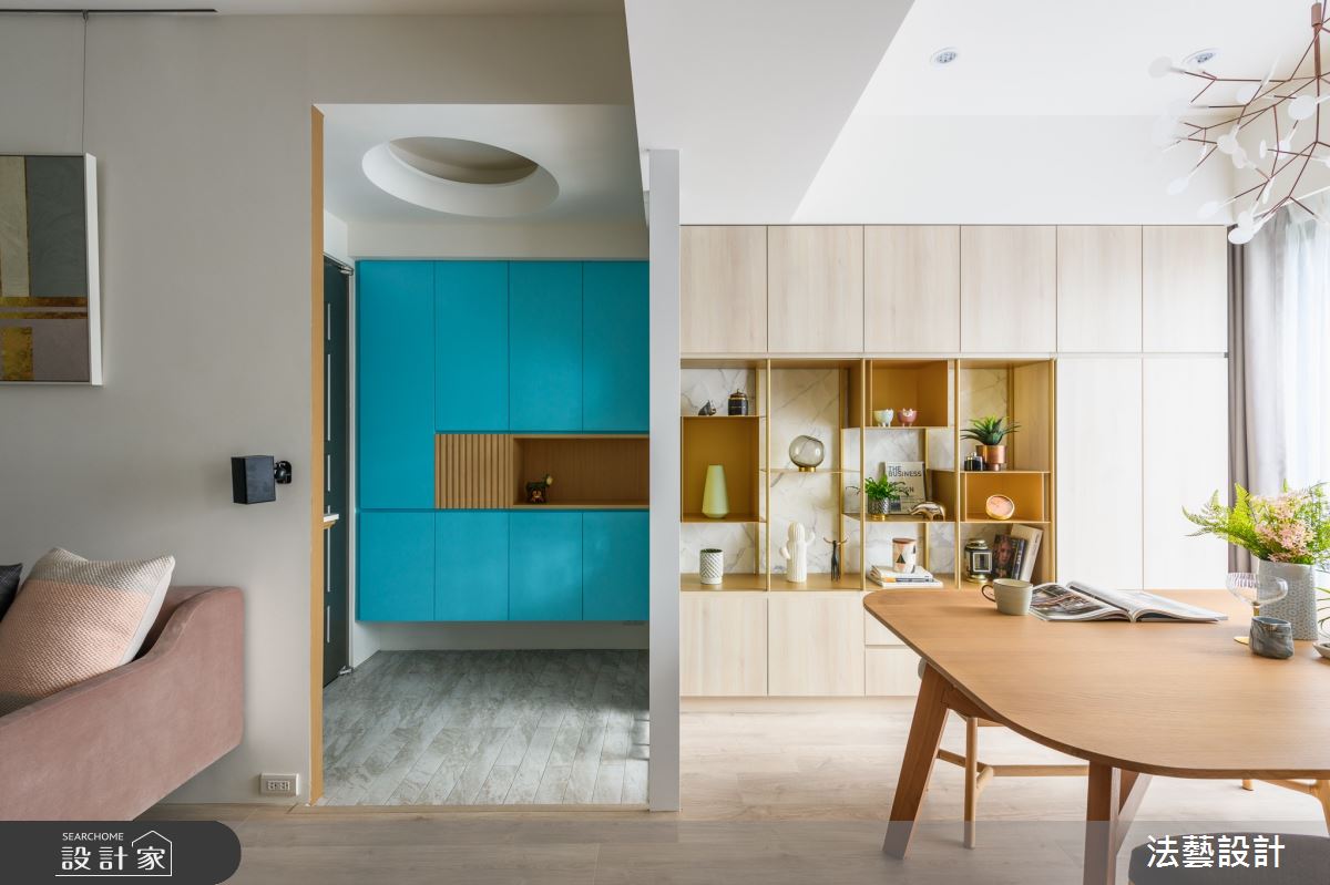 24坪老屋(16~30年)＿北歐風玄關案例圖片＿法藝設計＿法藝_光映·繽紛之4