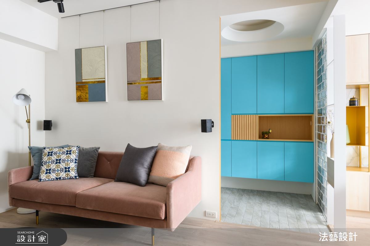 24坪老屋(16~30年)＿北歐風玄關案例圖片＿法藝設計＿法藝_光映·繽紛之6