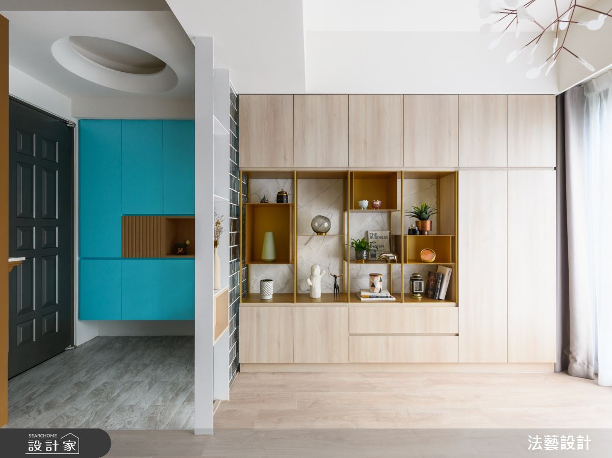 24坪老屋(16~30年)＿北歐風玄關案例圖片＿法藝設計＿法藝_光映·繽紛之5