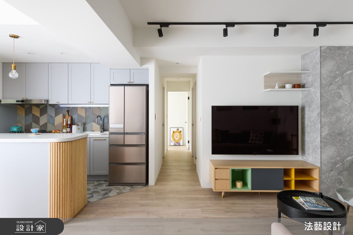 24坪老屋(16~30年)＿北歐風客廳案例圖片＿法藝設計＿法藝_光映·繽紛之9