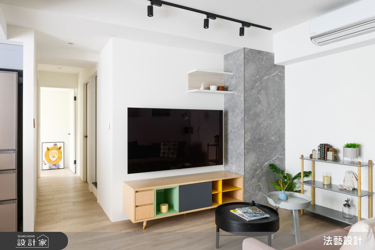 24坪老屋(16~30年)＿北歐風客廳案例圖片＿法藝設計＿法藝_光映·繽紛之10