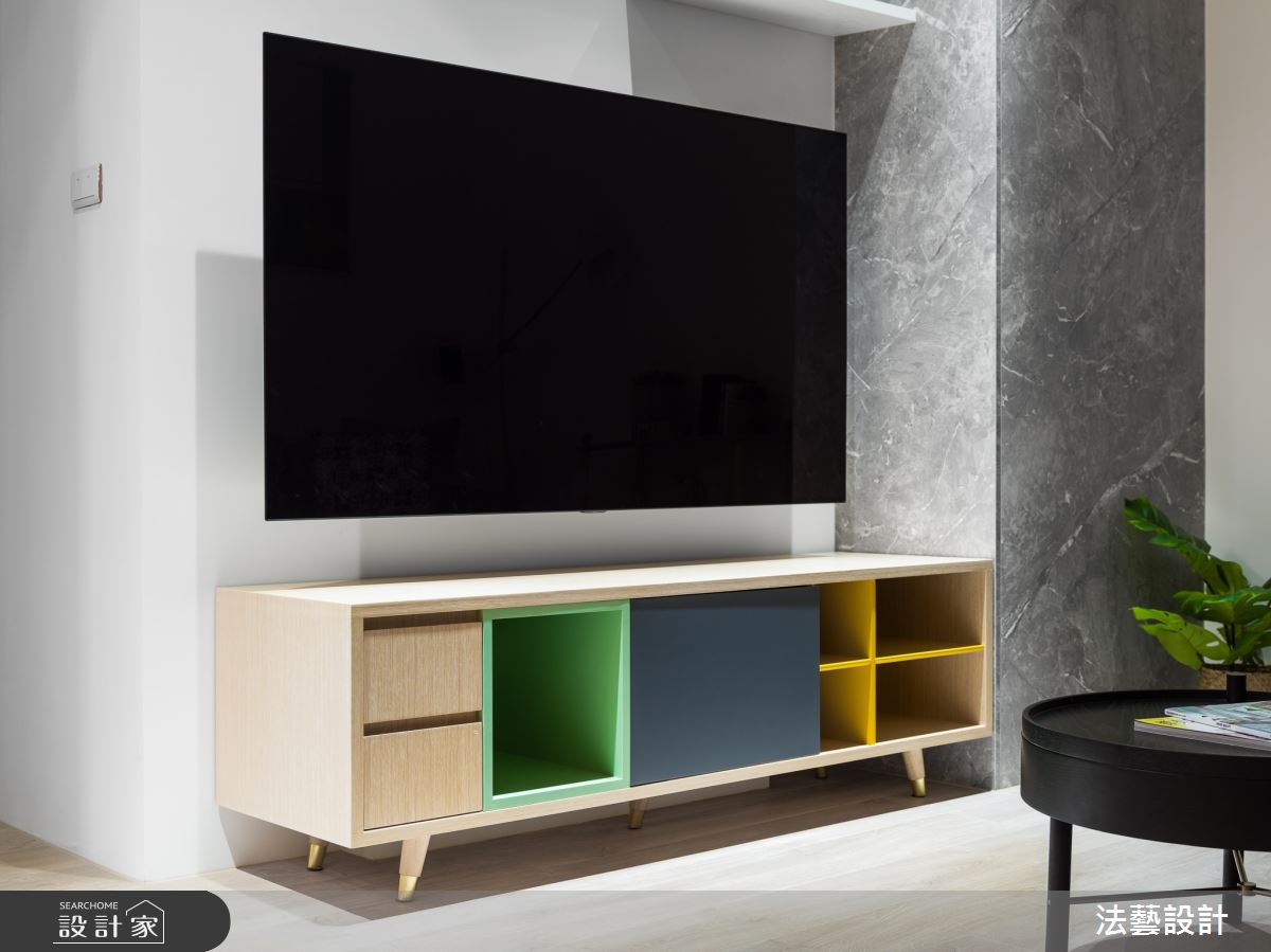 24坪老屋(16~30年)＿北歐風客廳案例圖片＿法藝設計＿法藝_光映·繽紛之11