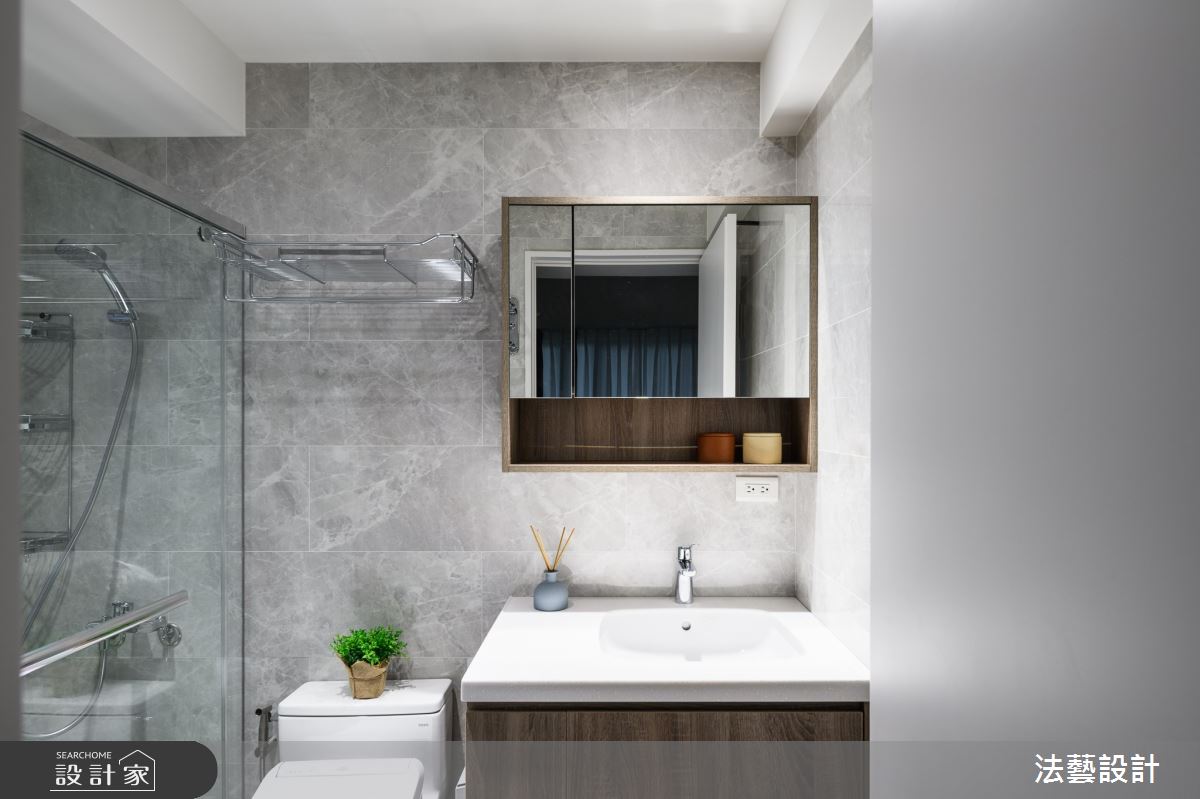 24坪老屋(16~30年)＿北歐風浴室案例圖片＿法藝設計＿法藝_光映·繽紛之27