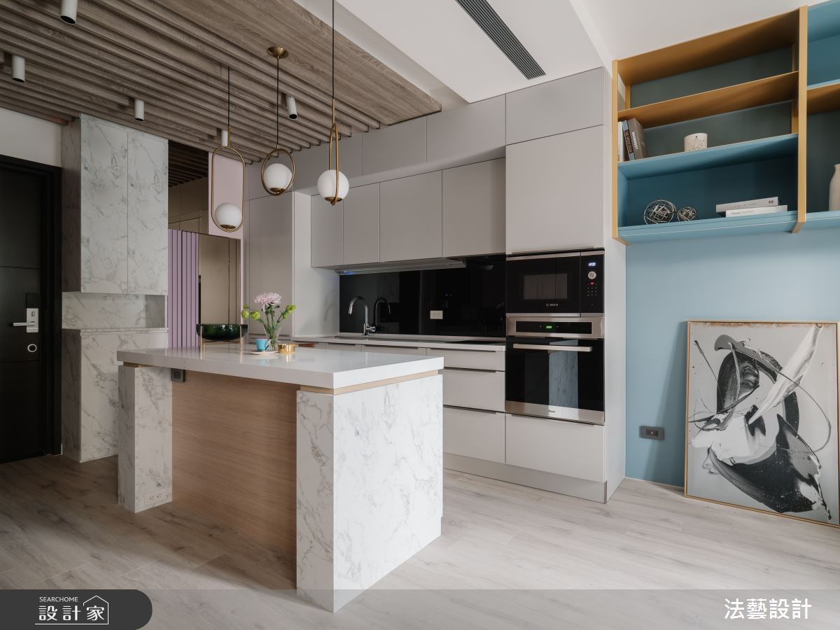 11坪新成屋(5年以下)＿現代風廚房案例圖片＿法藝設計＿法藝_小宅、鏡好之6