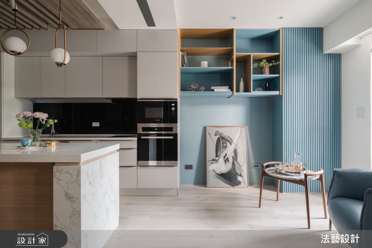 11坪新成屋(5年以下)＿現代風廚房案例圖片＿法藝設計＿法藝_小宅、鏡好之7