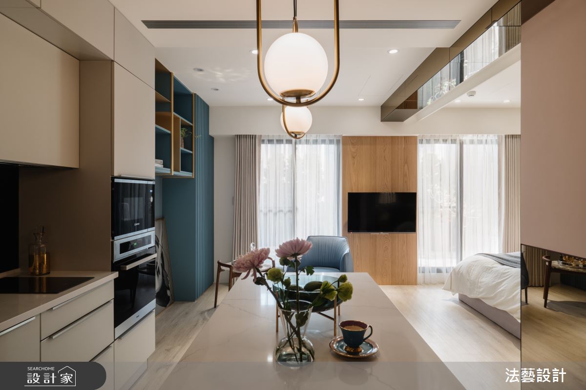 11坪新成屋(5年以下)＿現代風廚房案例圖片＿法藝設計＿法藝_小宅、鏡好之9