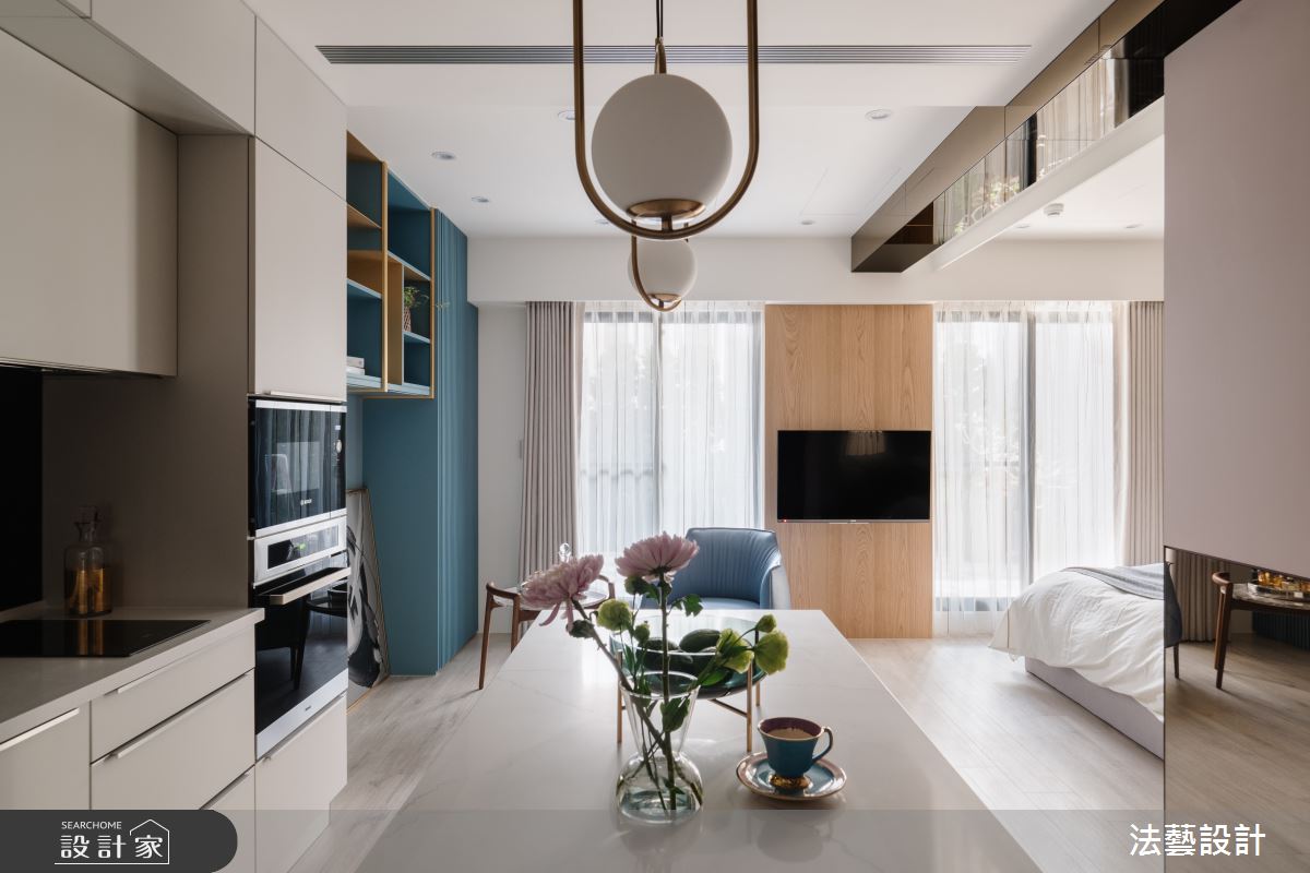 11坪新成屋(5年以下)＿現代風廚房案例圖片＿法藝設計＿法藝_小宅、鏡好之8