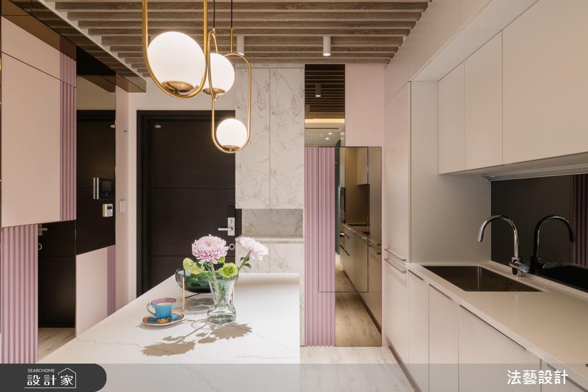 11坪新成屋(5年以下)＿現代風廚房案例圖片＿法藝設計＿法藝_小宅、鏡好之11