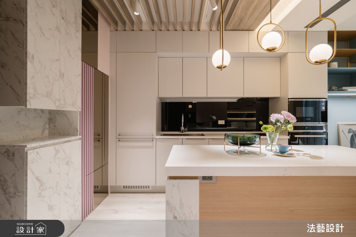 11坪新成屋(5年以下)＿現代風廚房案例圖片＿法藝設計＿法藝_小宅、鏡好之10