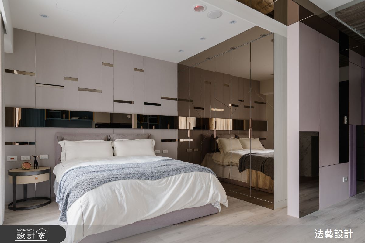 11坪新成屋(5年以下)＿現代風臥室案例圖片＿法藝設計＿法藝_小宅、鏡好之20