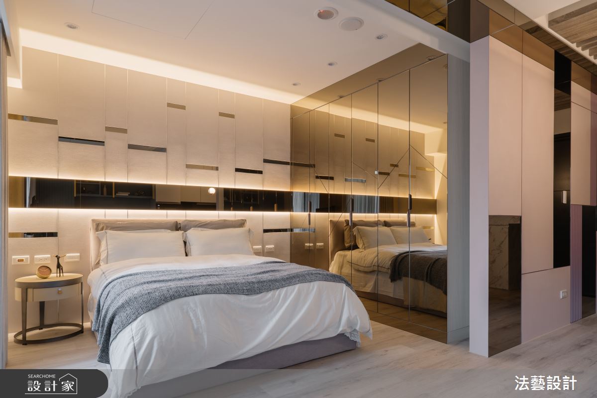 11坪新成屋(5年以下)＿現代風臥室案例圖片＿法藝設計＿法藝_小宅、鏡好之22