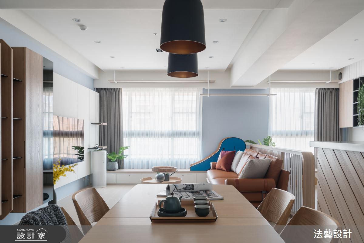 29坪新成屋(5年以下)＿北歐風餐廳案例圖片＿法藝設計＿法藝_自遊·北歐之5