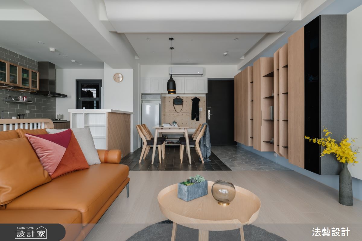29坪新成屋(5年以下)＿北歐風客廳案例圖片＿法藝設計＿法藝_自遊·北歐之11