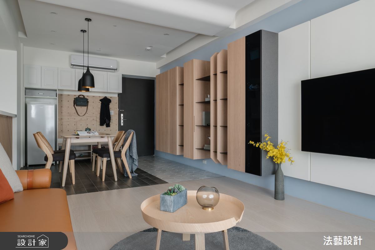 29坪新成屋(5年以下)＿北歐風客廳案例圖片＿法藝設計＿法藝_自遊·北歐之14