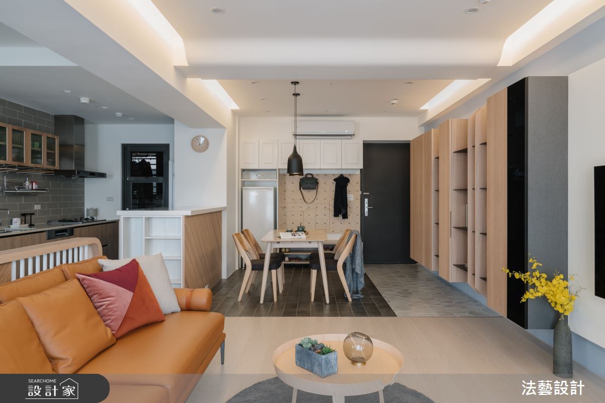 29坪新成屋(5年以下)＿北歐風客廳案例圖片＿法藝設計＿法藝_自遊·北歐之13