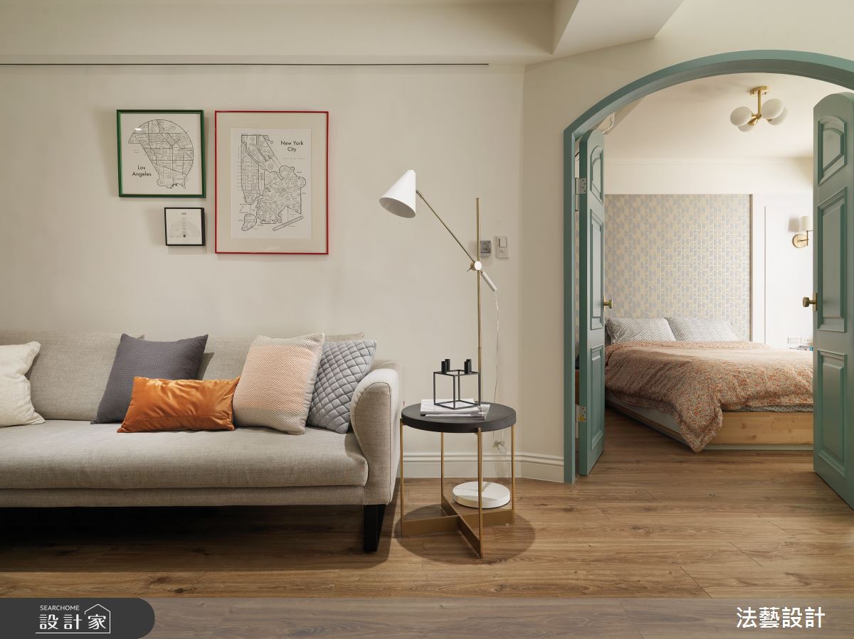 26坪老屋(31~40年)＿美式風客廳案例圖片＿法藝設計＿法藝_旅美日記之5