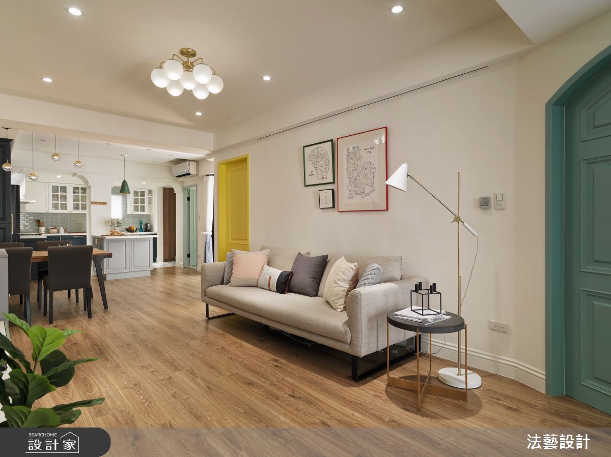 26坪老屋(31~40年)＿美式風客廳案例圖片＿法藝設計＿法藝_旅美日記之4