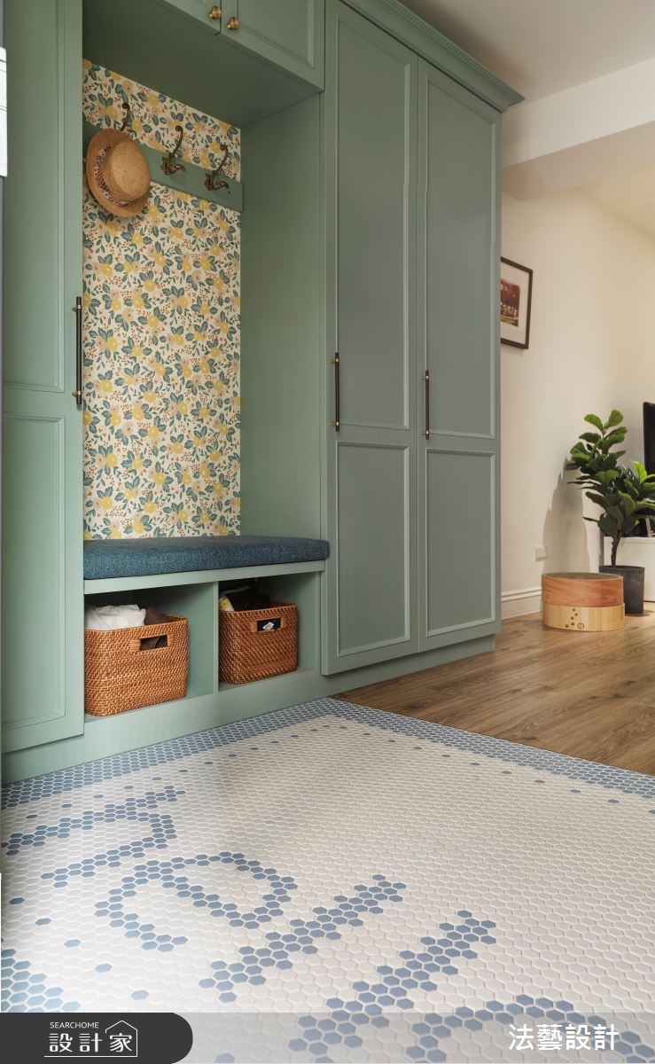 26坪老屋(31~40年)＿美式風玄關案例圖片＿法藝設計＿法藝_旅美日記之1