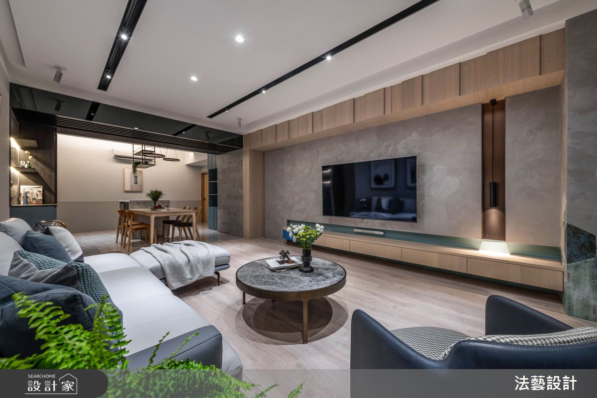 48坪中古屋(5~15年)＿現代風客廳案例圖片＿法藝設計＿法藝_時光迴廊之7