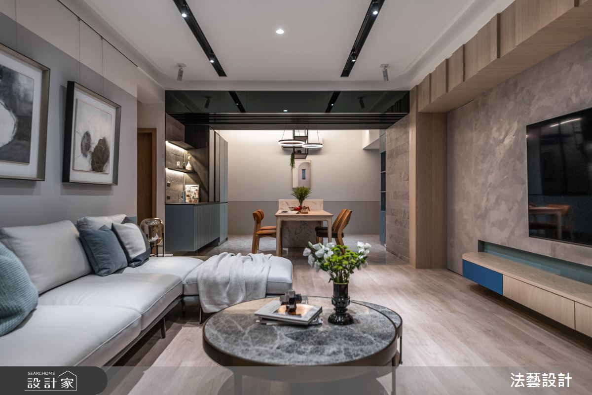 48坪中古屋(5~15年)＿現代風客廳案例圖片＿法藝設計＿法藝_時光迴廊之8