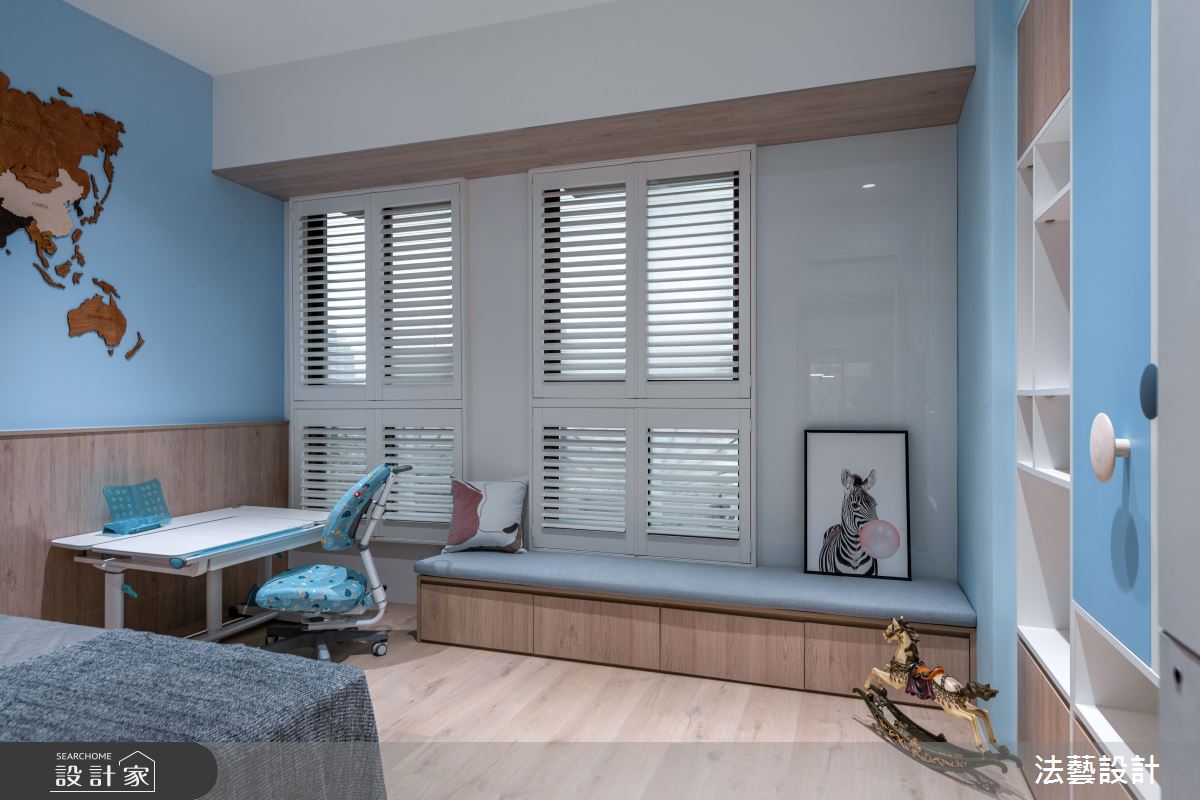 48坪中古屋(5~15年)＿現代風臥室臥榻案例圖片＿法藝設計＿法藝_時光迴廊之4259