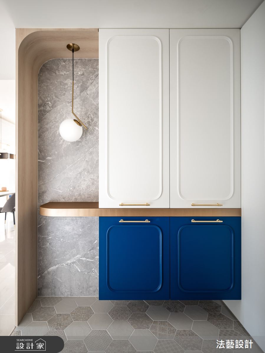 24坪中古屋(5~15年)＿混搭風玄關案例圖片＿法藝設計＿法藝_香頌午茶 Chanson之1