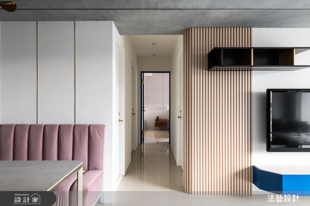 24坪中古屋(5~15年)＿混搭風客廳案例圖片＿法藝設計＿法藝_香頌午茶 Chanson之24