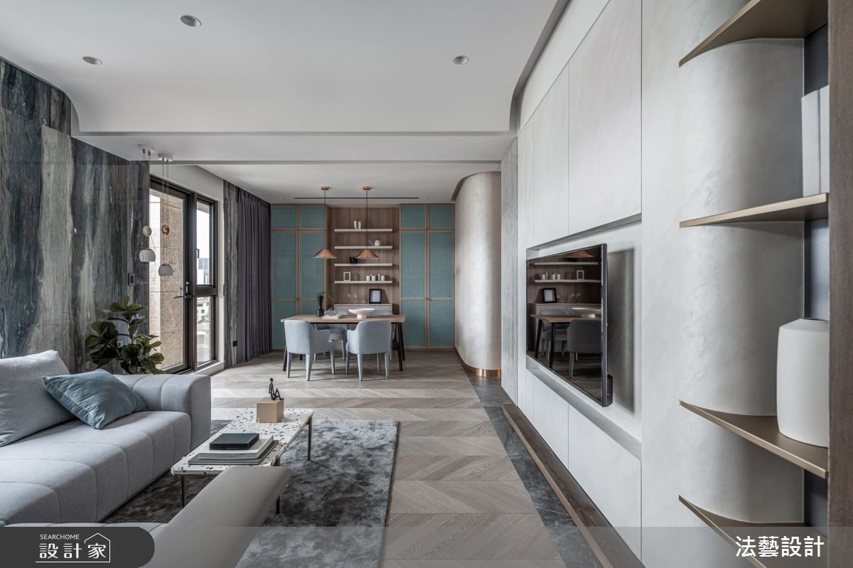 30坪毛胚屋＿混搭風客廳餐廳案例圖片＿法藝設計＿法藝_幸福的意義之5